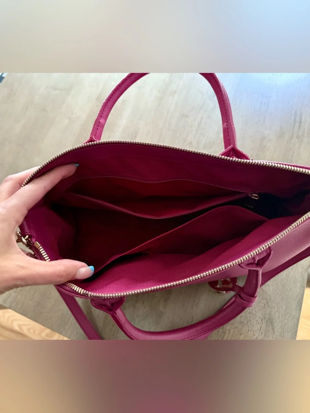 Furla Linda Medium Satchel Pinky